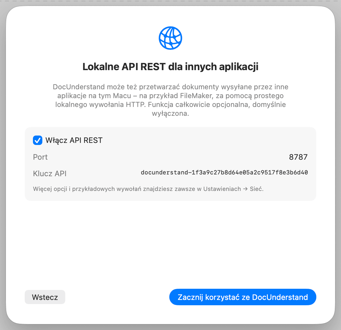 Pierwsza konfiguracja – REST-API